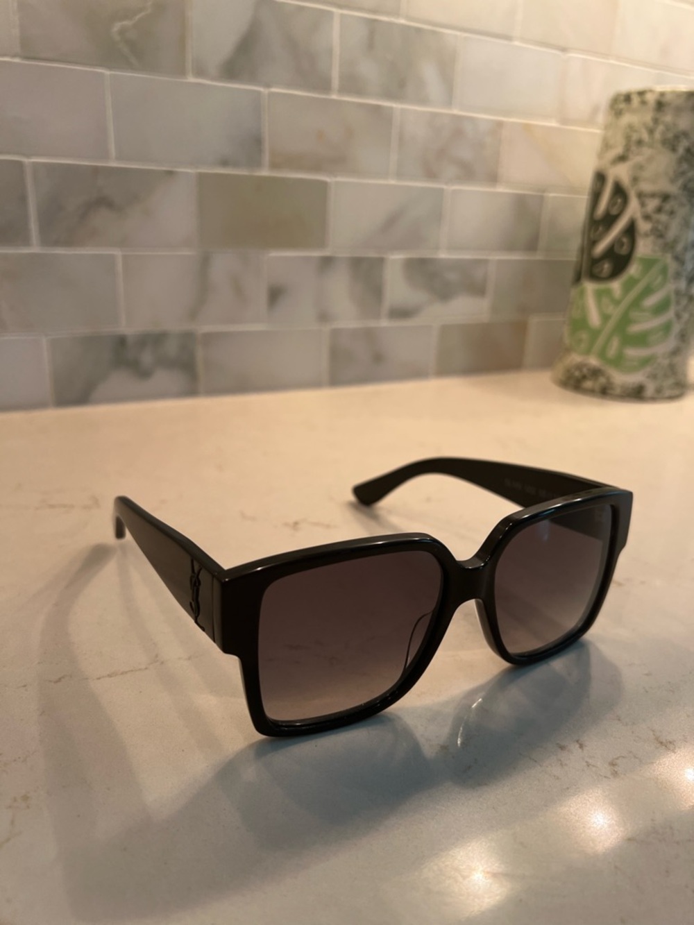 Saint Laurent Black Grey Sunglasses SLM9 - Picture 14 of 15